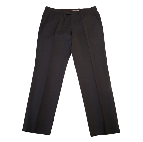 HUGO Boss Men's "Sharp1 US" Wool Flat Front Dress Pants, Size 35R - Picture 4 of 17
